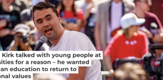 Charlie Kirk speaks at Utah Valley University on Sept. 10, 2025, in Orem, Utah, shortly before he was shot and killed. Trent Nelson/The Salt Lake Tribune/Getty Images